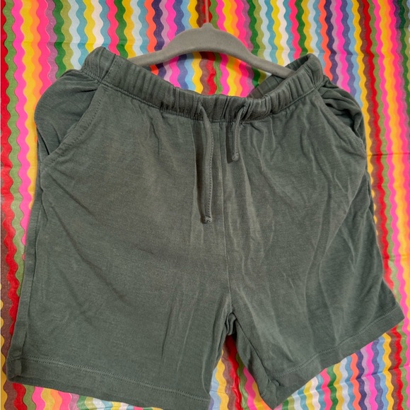 Angel Dear Other - Angel Dear Olive Green Baby Shorts